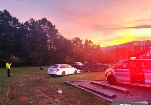 Vodič Audi pri Krematóriu zrazil chodkyňu, skončila v nemocnici (foto)
