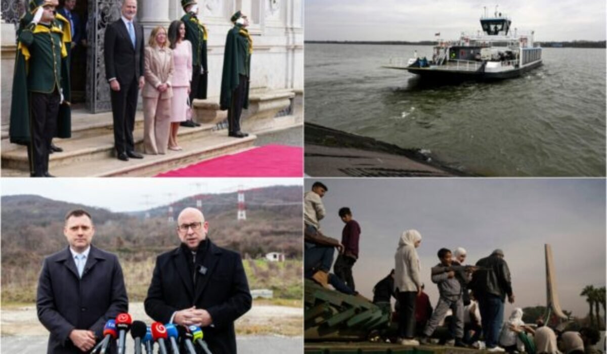 Top foto dňa (11. december): Prezident Pellegrini na prehliadke Pečivární, obnovená prevádzka kompy a príprava tunela Karpaty