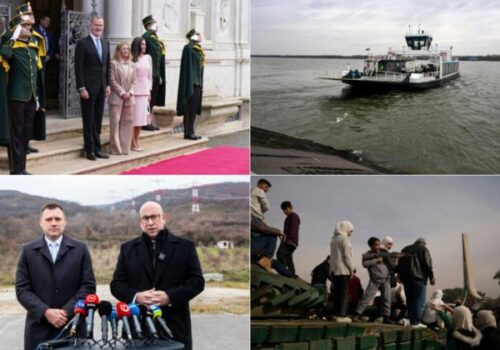 Top foto dňa (11. december): Prezident Pellegrini na prehliadke Pečivární, obnovená prevádzka kompy a príprava tunela Karpaty