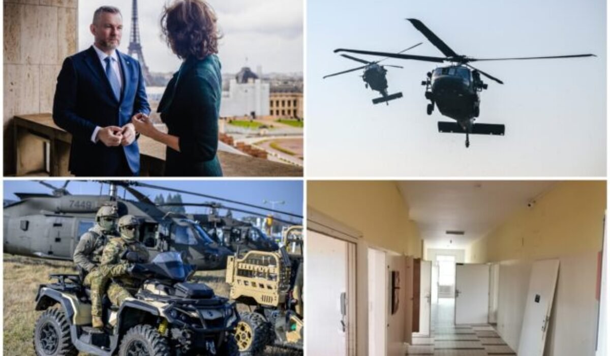 Top foto dňa (11. február 2025): Zásah bezpečnostných zložiek pri leteckej základni Kuchyňa, Pellegrini na samite v Paríži aj rekonštrukcia psychiatrie