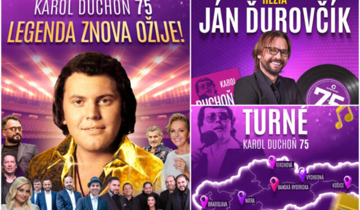 V šiestich mestách ožijú hity Karola Duchoňa, na megakoncertoch vystúpia viaceré hviezdy – VIDEO