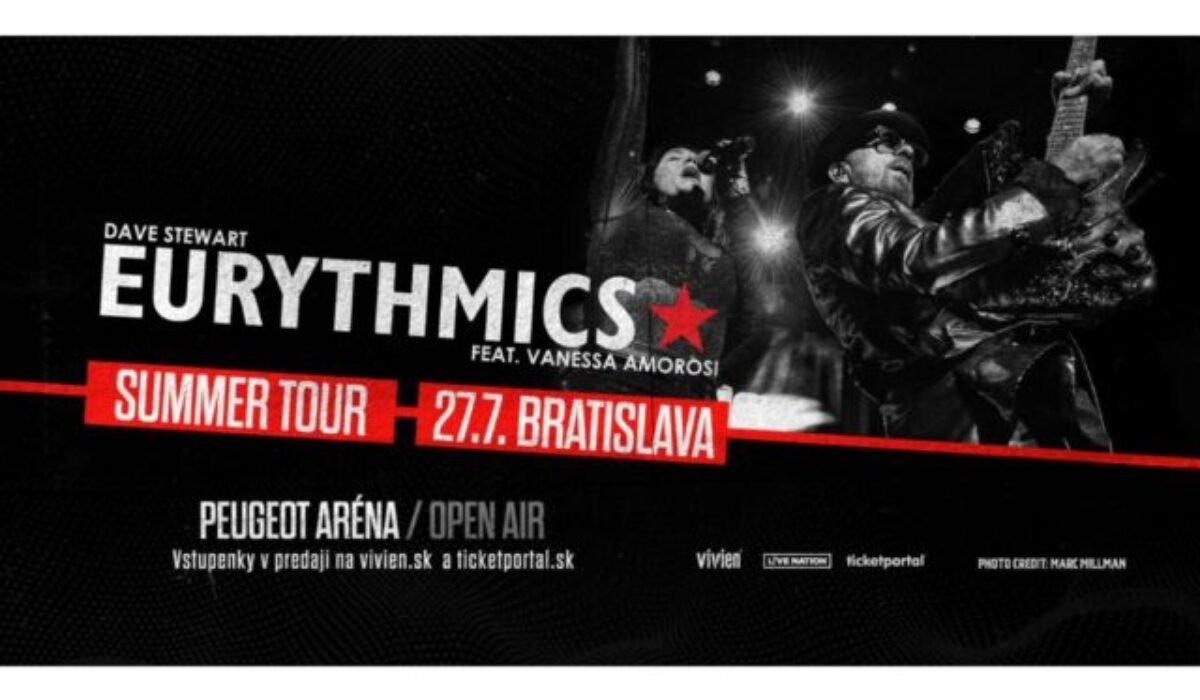 Sweet Dreams v Bratislave! Hudobná ikona Eurythmics prichádza na Slovensko!
