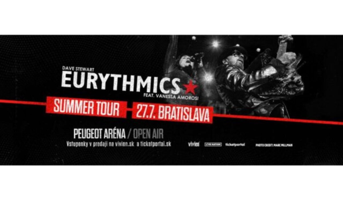 Jedinečný koncert Eurythmics v Bratislave: Dnes začína predaj vstupeniek