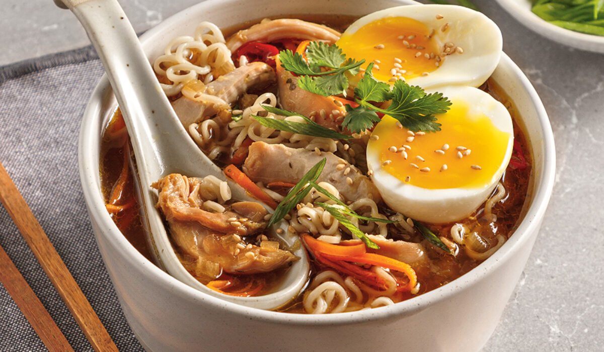 Dobroty na každý deň: Ramen polievka s kuracím mäsom