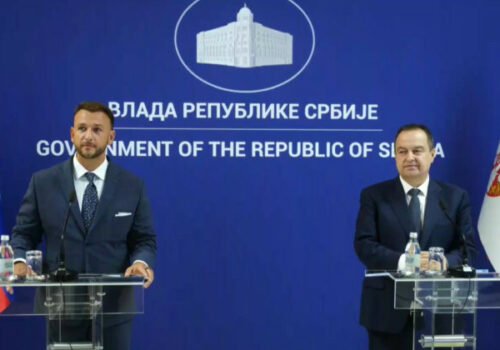 Minister vnútra Eštok rokoval s podpredsedom vlády Srbskej republiky Ivicom Dačićom – VIDEO