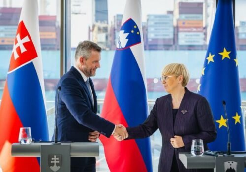 Prezident Pellegrini bol na pracovnej návšteve Slovinska. Diskutoval o vývoze, obrane a podpore Balkánu – VIDEO, FOTO