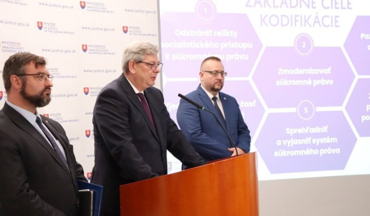 Slovensko bude mať po dlhých desaťročiach moderný Občiansky zákonník, Susko predstavil základné princípy – VIDEO, FOTO