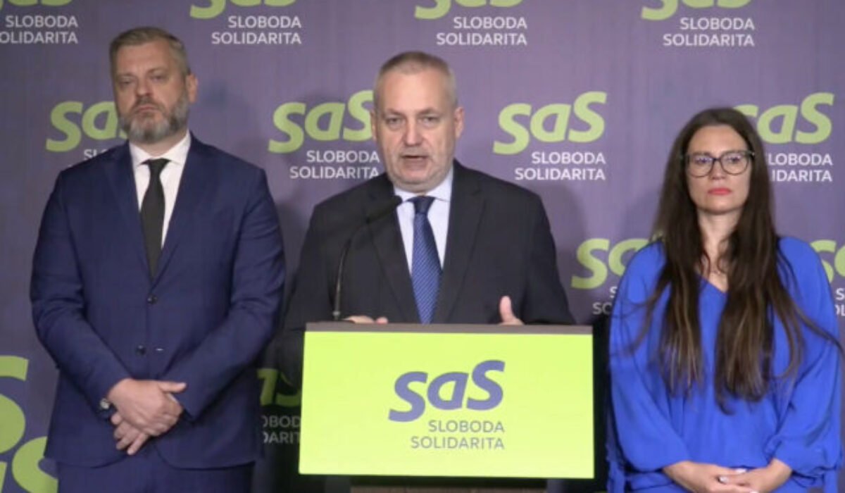 SaS spúšťa hromadnú pripomienku. Vláda podľa nej mení volebné pravidlá tak, aby umlčala opozíciu – VIDEO