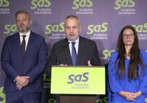 SaS spúšťa hromadnú pripomienku. Vláda podľa nej mení volebné pravidlá tak, aby umlčala opozíciu – VIDEO