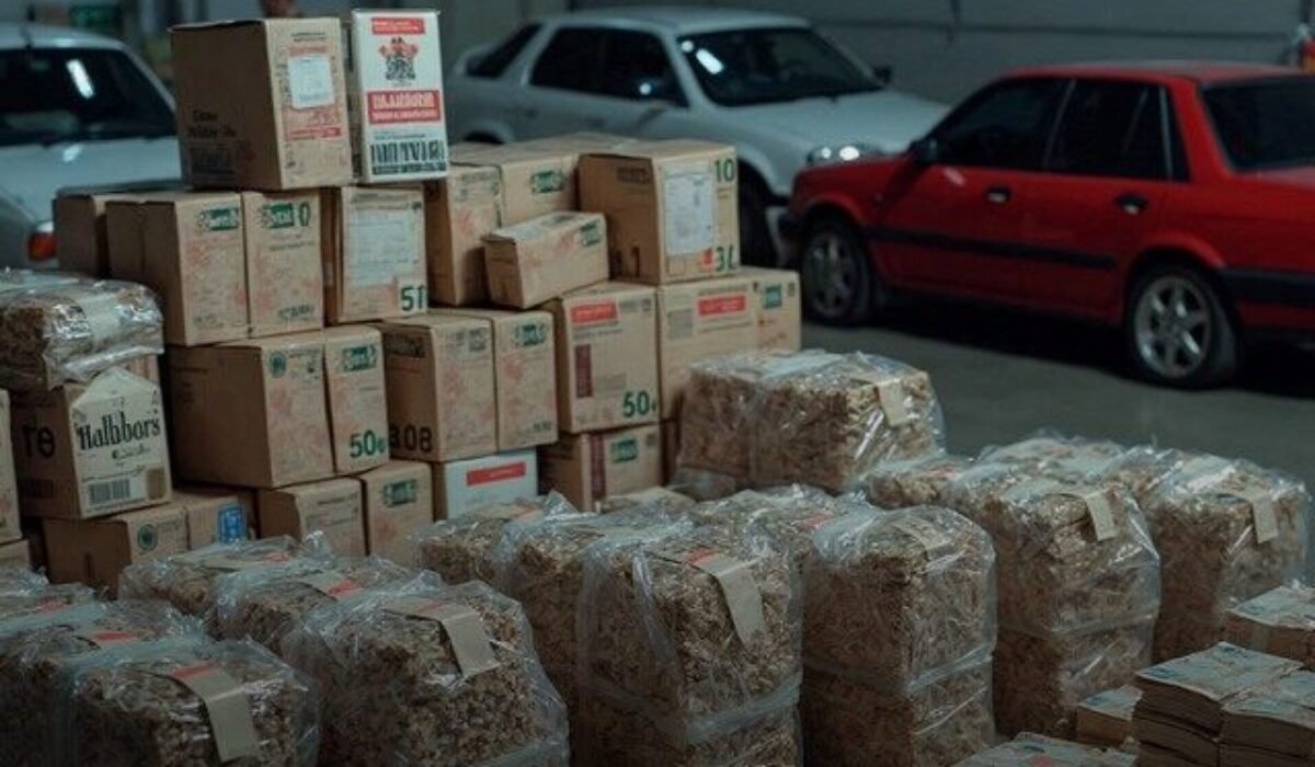 Colníci sa opäť činili, v rámci akcie Vatra zaistili nelegálny tabak, cigarety, autá aj vysokú hotovosť