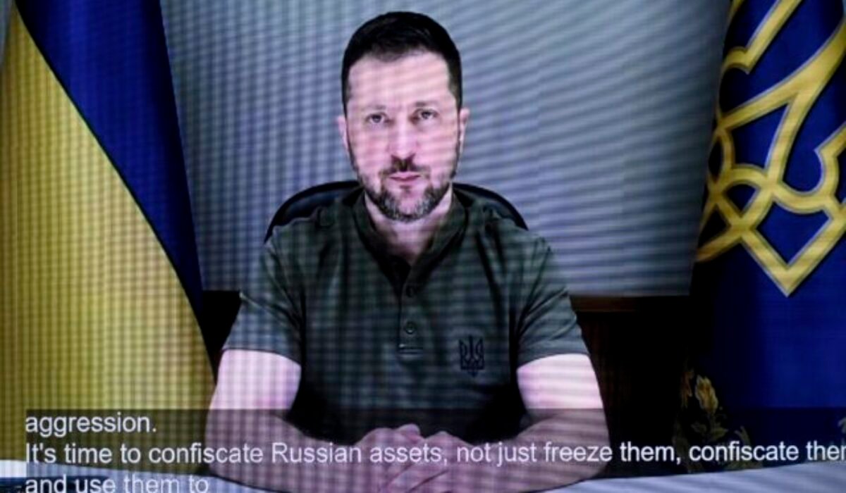 Nastal čas na konfiškáciu zmrazeného ruského majetku, vyhlásil Zelenskyj – VIDEO
