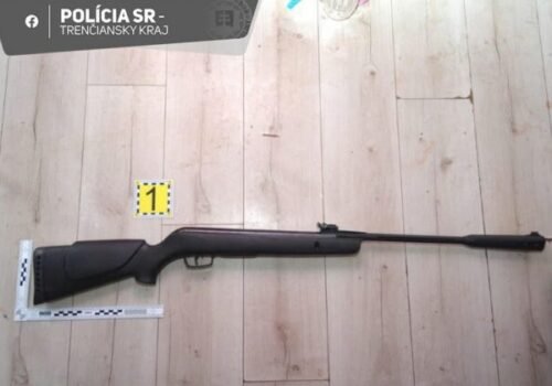 Žena v Dubnici nad Váhom vystrelila zo vzduchovky sedemkrát na partnera, polícia ju zadržala – FOTO