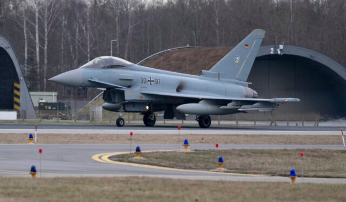 Na ochranu poľského vzdušného priestoru Nemci nasadzujú päť stíhačiek Eurofighter