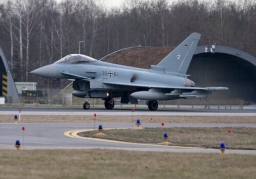 Na ochranu poľského vzdušného priestoru Nemci nasadzujú päť stíhačiek Eurofighter