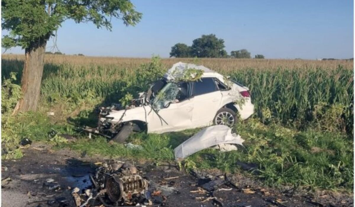 Mladý vodič neprežil náraz do stromu, motor skončil mimo vozidla – FOTO