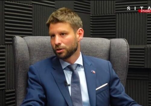 Šimečka nemá žiadny osobný problém s kolegami z hnutia Slovensko, ale vláda s Matovičom nie je stabilná – VIDEO