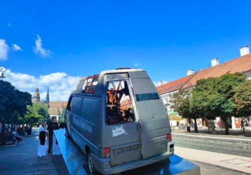 Sanitka Oksana z Ukrajiny je vystavená v metropole východu, Košičania ju môžu vidieť do septembra – FOTO