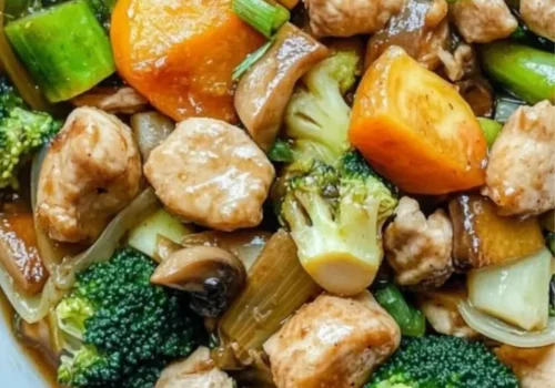 Kuracie mäso s rybími guľkami na ázijský spôsob – Chop Suey