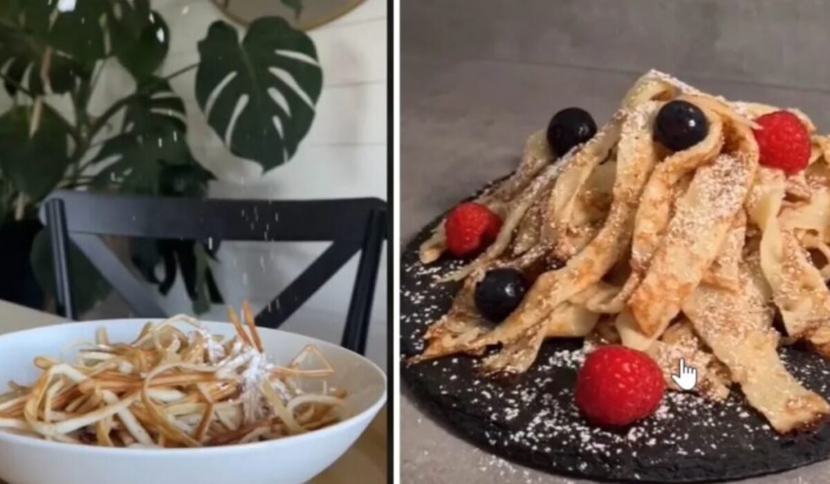 Špagetové palacinky, ktoré pobláznili internet