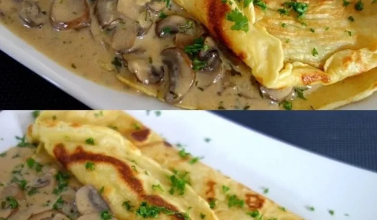 Palacinky s gorgonzolou, cibuľkou a slaninou – lahodná slaná variácia