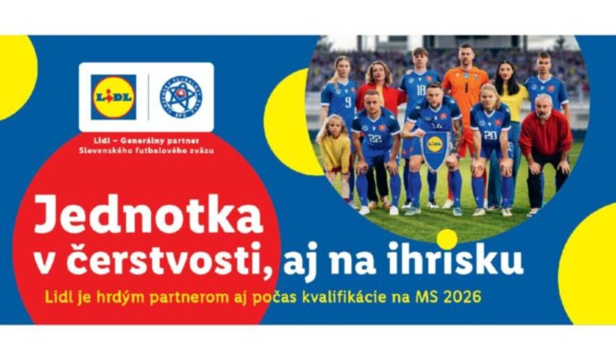 Lidl je hrdým partnerom slovenského futbalu aj počas kvalifikácie na MS 2026