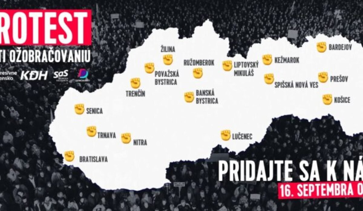 Protesty proti „ožobračovaniu“ sa v utorok uskutočnia v 16 mestách, organizujú ich progresívci