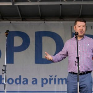 Líder českej krajnej pravice Okamura si vyslúžil prirovnanie k postavám videohier Mortal Kombat či Duch Cušimy