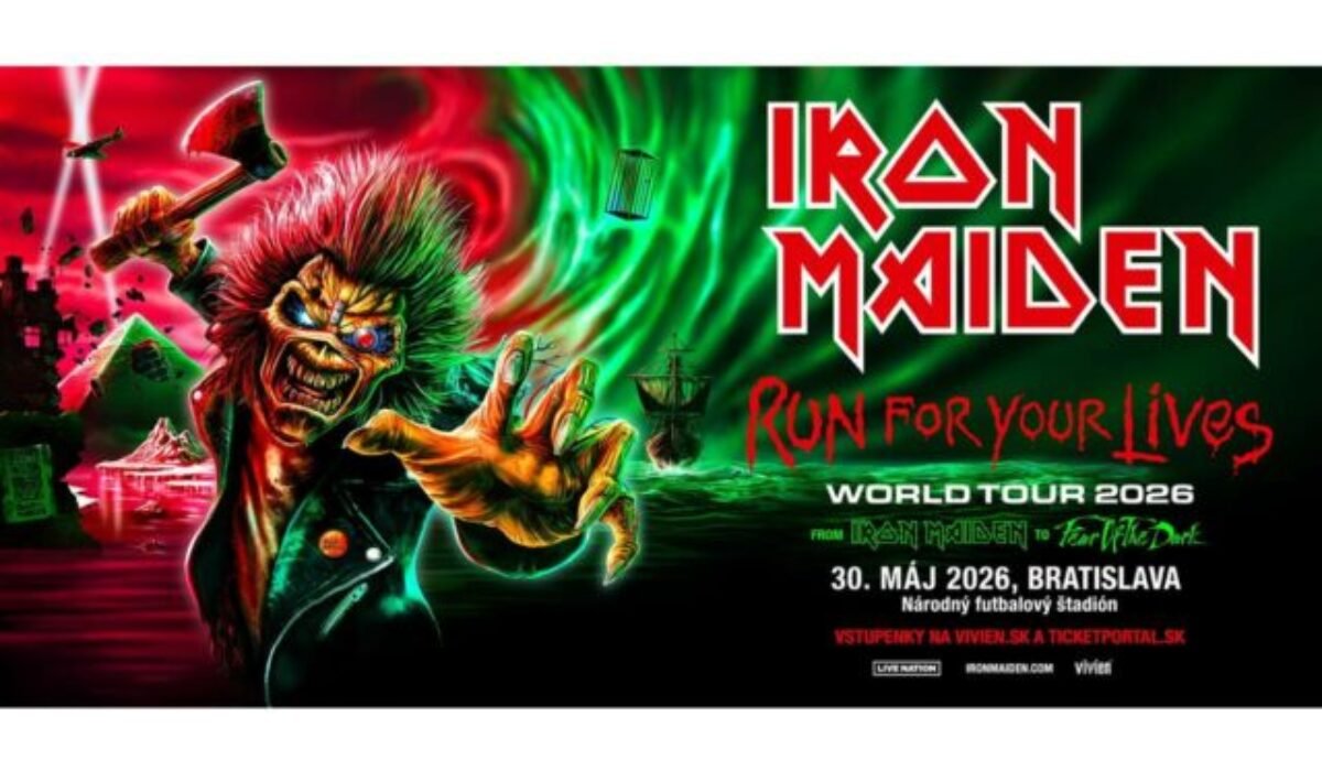 Návrat do Európy aj v roku 2026 – Iron Maiden pokračujú v dvojročnom turné „Run For Your Lives“