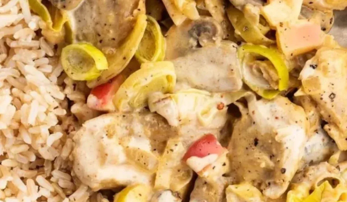 Vegetariánske curry s rastlinnými kúskami „kurčaťa“