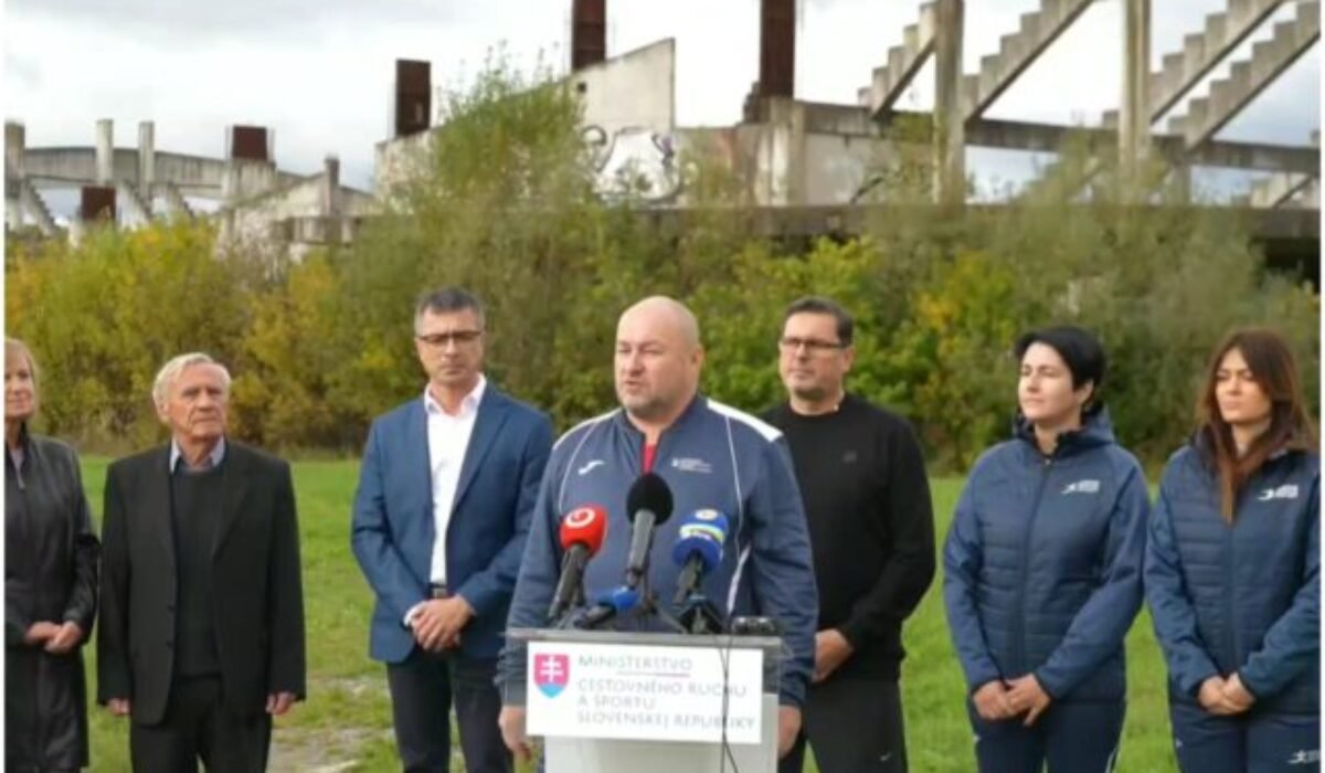 Výstavba atletickej haly vo Zvolene sa začala, podľa Huliaka ide o projekt národného významu – VIDEO