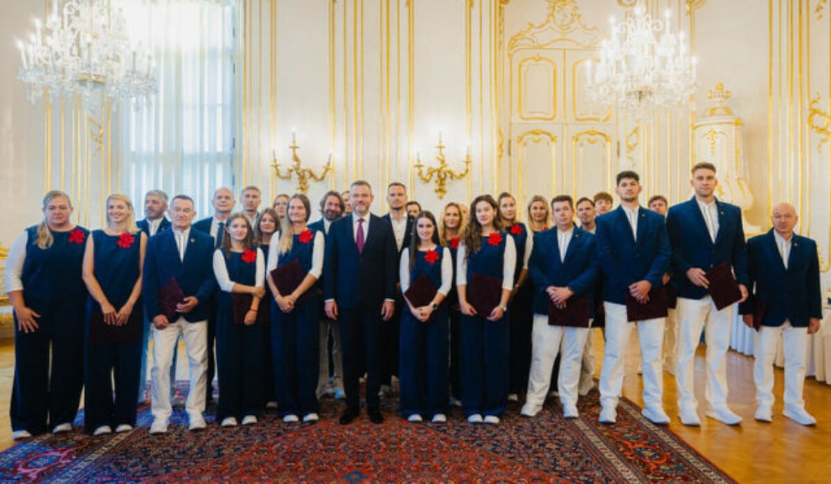 Pellegrini odovzdal dekréty deaflympionikom, Slovensko budú reprezentovať v Tokiu – VIDEO