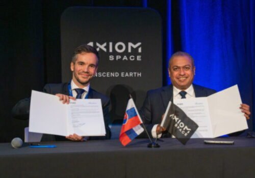Memorandum o spolupráci medzi spoločnosťou Axiom Space a slovenským vesmírnym sektorom