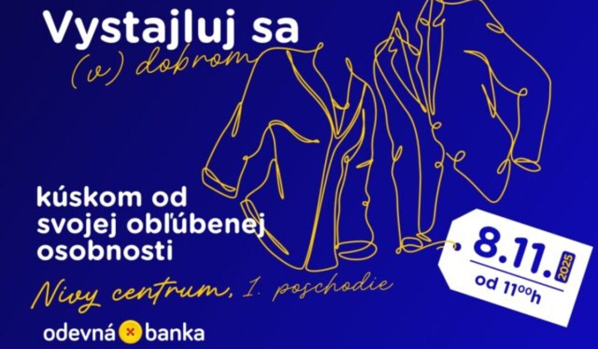 Vystajluj sa (v) dobrom: známe osobnosti darovali oblečenie na charitatívny bazár Odevnej banky