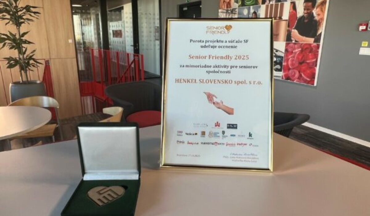 28339_1-senior-friendly-2025-640x420.jpg Spoločnosť Henkel Slovensko už po piatykrát ocenená v súťaži Senior Friendly za systematickú podporu seniorov