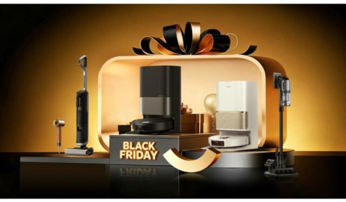 Výhodné Black Friday ponuky značky Dreame – roboty, tyčové vysávače aj multifunkčné fény