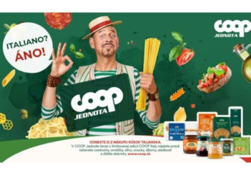 COOP Jednota prináša v spolupráci so spotrebným družstvom COOP ITALIA limitovanú edíciu talianskych chutí