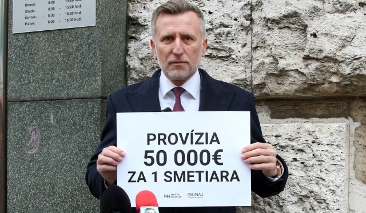 Winkler upozornil na zmluvu, ktorú považuje za galaktický lup. Bratislava má najdrahších smetiarov na svete – VIDEO