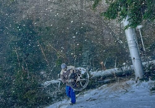 Začiatok lyžiarskej sezóny v Liptovskej Tepličke skomplikoval silný vietor, stromy zhadzoval priamo na svah