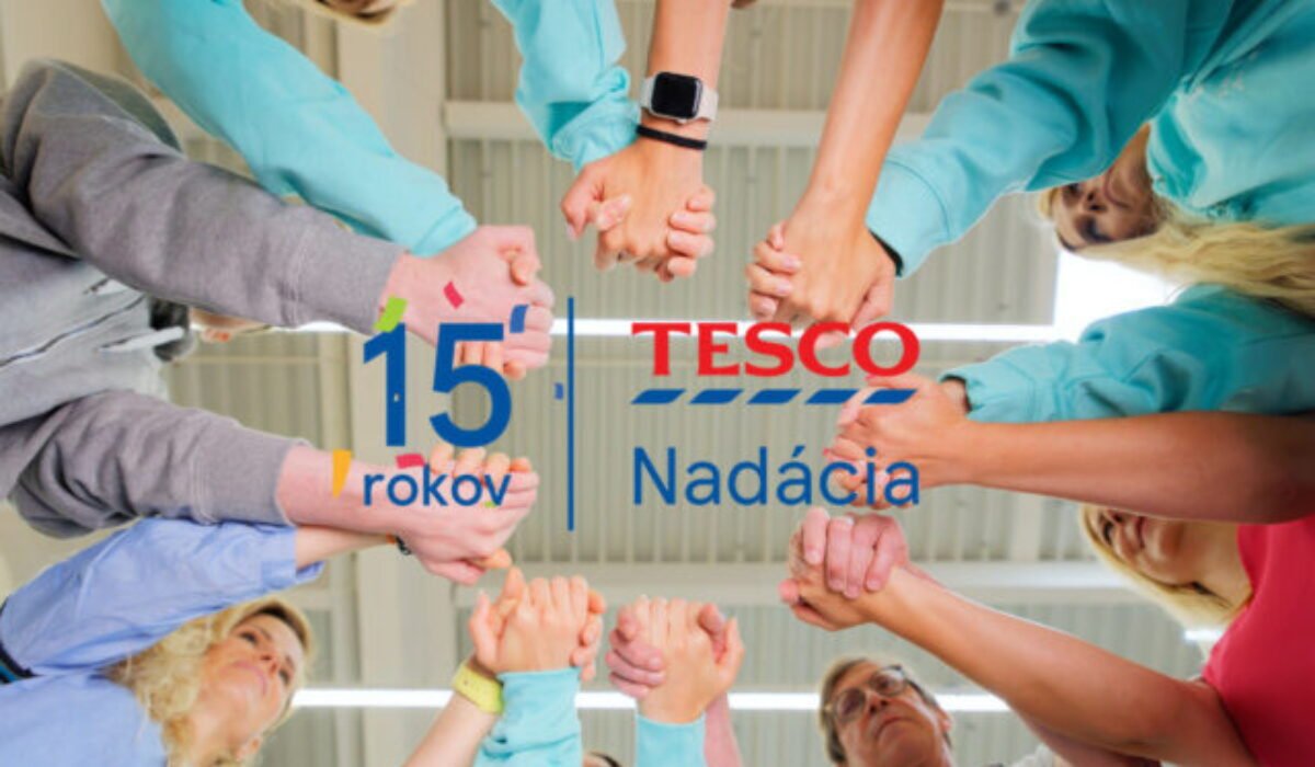 15 rokov Nadácie Tesco: na Slovensku podporila 350 projektov za 5 miliónov eur