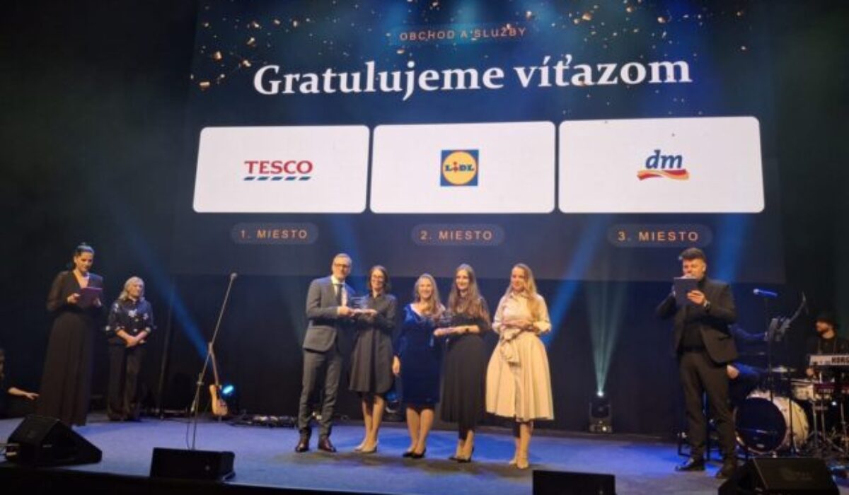 Skvelé miesto na prácu: Tesco získalo ocenenie Najzamestnávateľ roka!