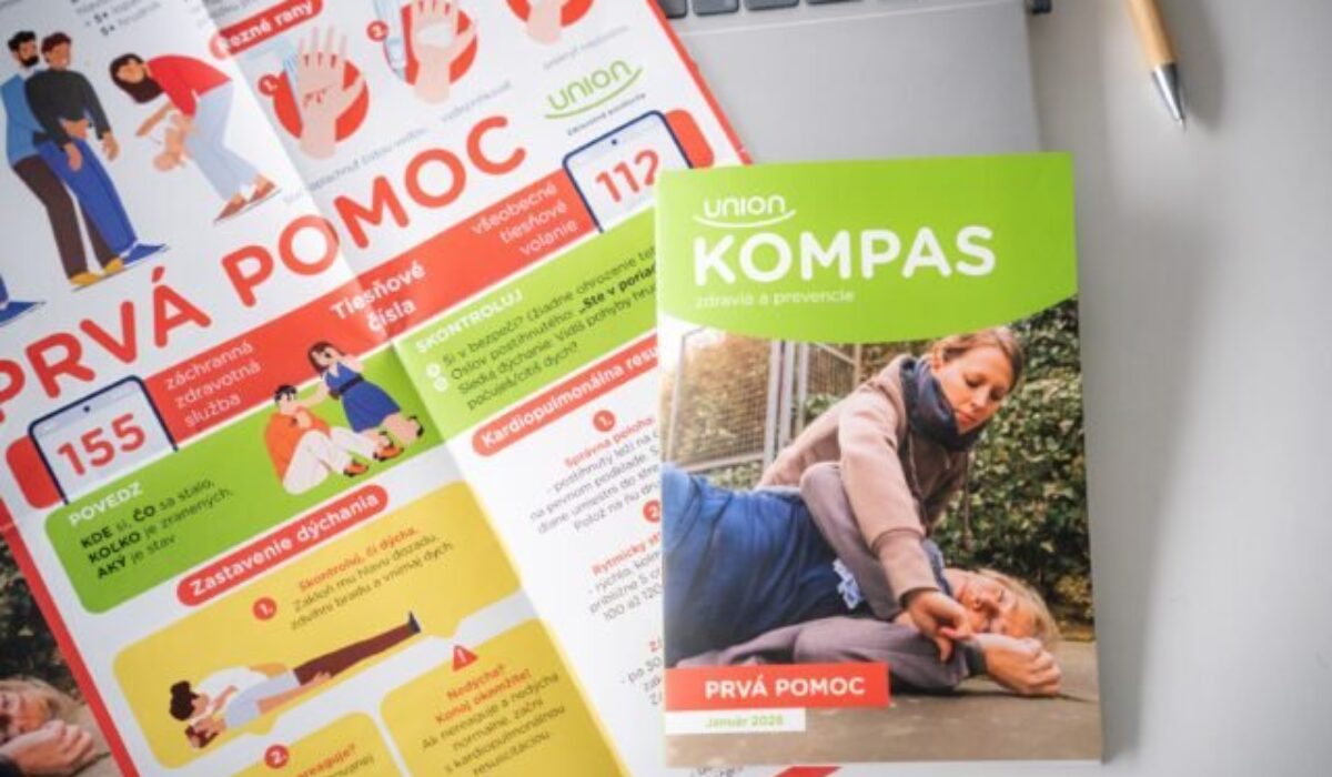 Prvá pomoc rozhoduje o živote. Union vydáva brožúru, ktorá môže pomôcť v rozhodujúcich minútach