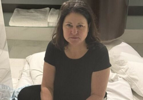 Zacharovová sa vysmiala slovenskej diplomatke Mathernovej za spanie na podlahe v kúpeľni počas útoku na Kyjev – FOTO