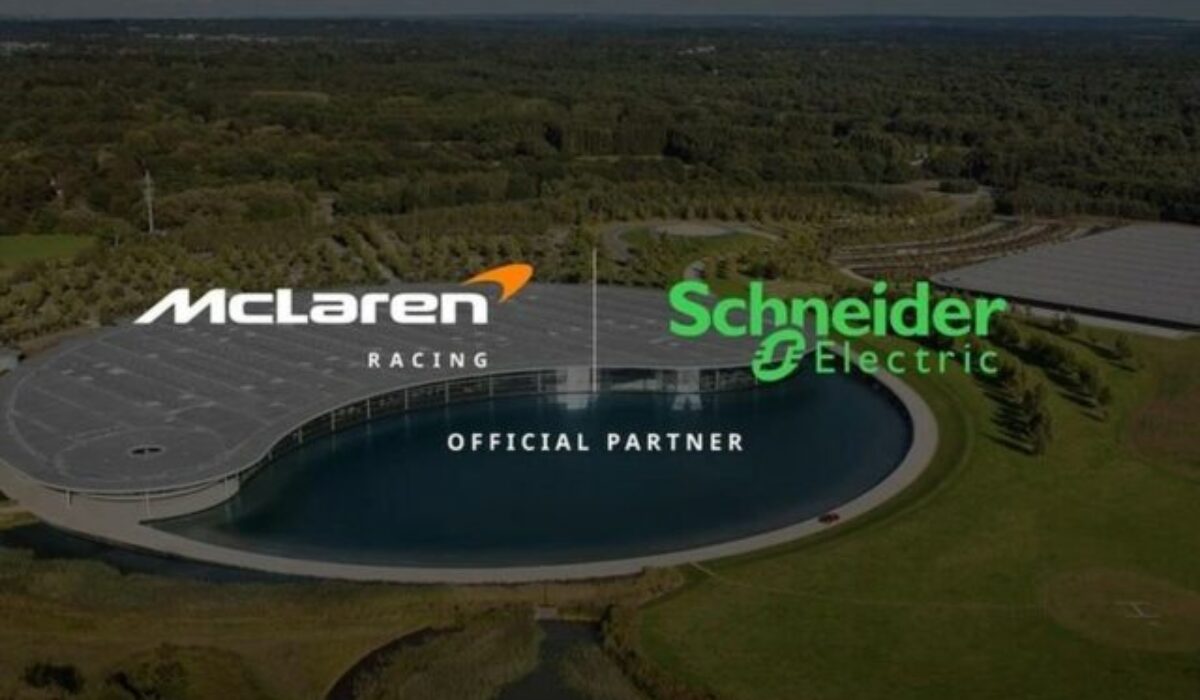 Schneider Electric a McLaren Racing spájajú sily v oblasti energetických technológií