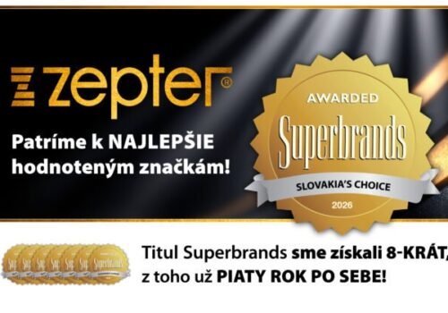 Zepter ôsmykrát medzi najlepšími: Zisk pečate Superbrands potvrdzuje kvalitu