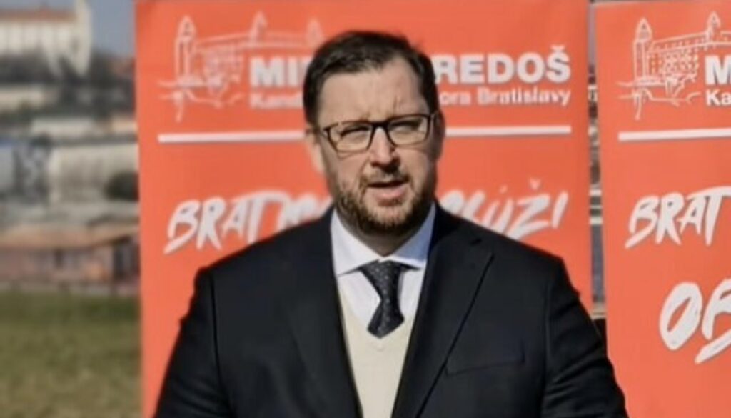 Heredoš ohlásil kandidatúru na primátora bratislavy, kritizuje vedenie mesta aj politiku valla —