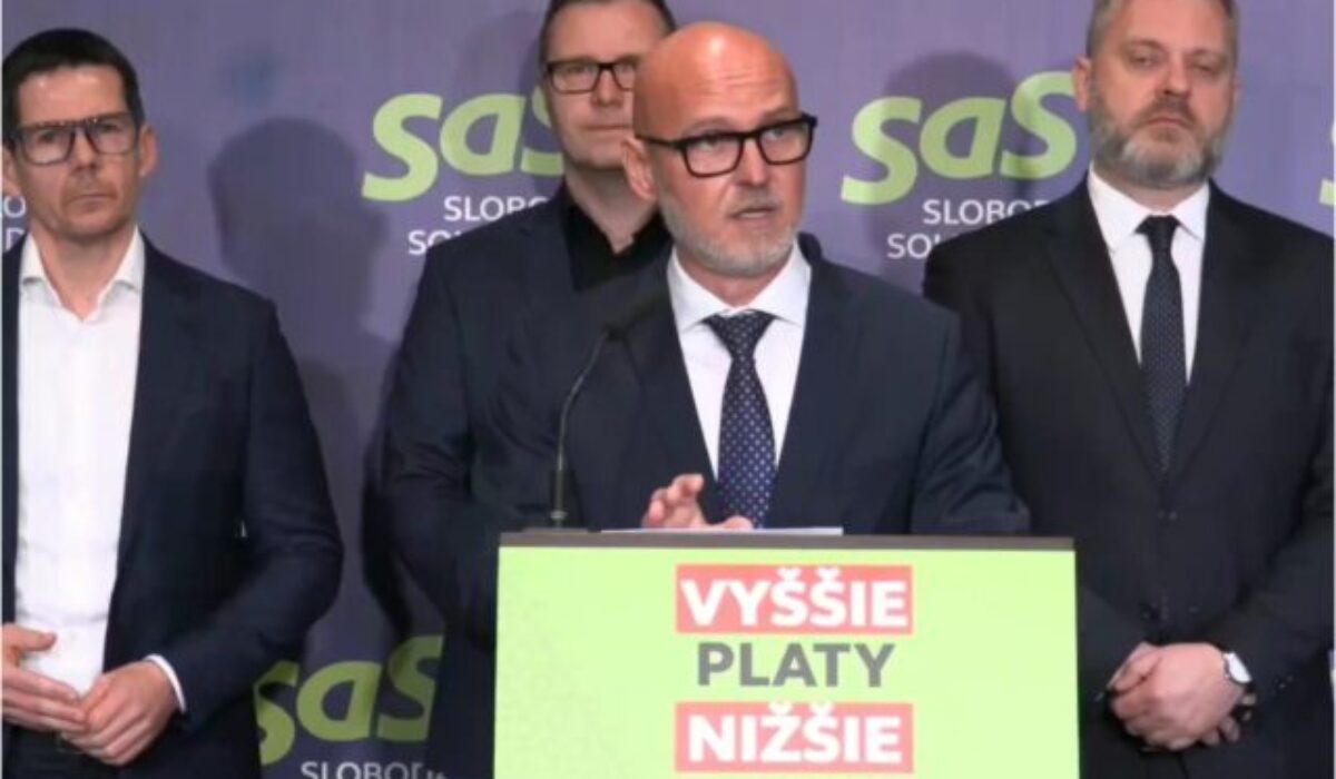 SaS chce opäť odvolávať Šutaja Eštoka, podľa Hamrana zneužíva svoju funkciu na pomstu – VIDEO