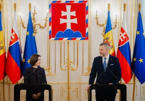 Pellegrini prijal prezidentku Maiu Sandu, deklaroval podporu Moldavsku na ceste do Európskej únie – VIDEO