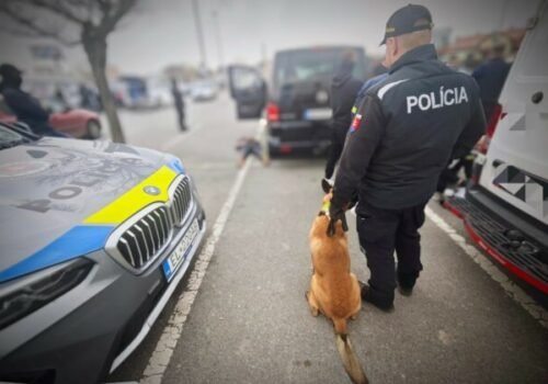 Policajti zadržali počas protidrogovej akcie dvoch mužov