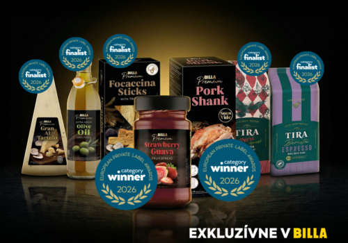 Fantastický úspech! Európsku súťaž kvality ovládli privátne značky BILLA