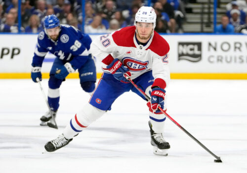 Slafkovský nepremenil tutovku, ale na konci sa usmieval. Montreal v 7. zápase vyradil Tampu Bay – VIDEO